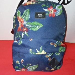 Vans Backpack tropical flowers